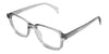 Niro eyeglasses in the ultramarine variant - it's a transparent frame in a light gray-purple color.
