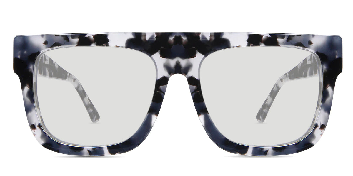 Nobri black tinted Standard Solid glasses in moonlight variant it's wide frame