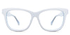 Nyla Eyeglasses in daisy variant - it has U-shaped nose bridge. 