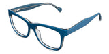Nyla Eyeglasses in imperial variant - it's a medium size frame in blue color.