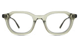 Osiri eyeglasses in the prasine variant - It's a transparent frame in color green.