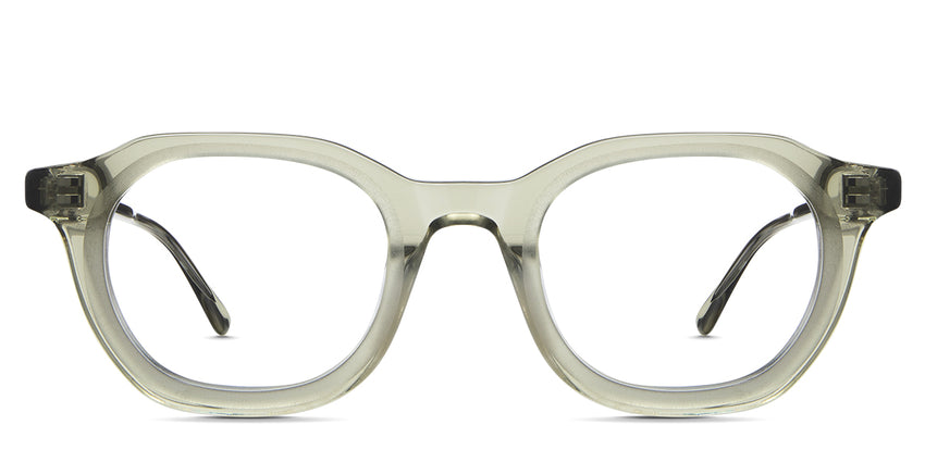 Osiri eyeglasses in the prasine variant - It's a transparent frame in color green.