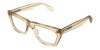 Ossana glasses in the aurora variant - it's a transparent frame in color mustard.