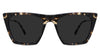 Osta Gray Polarized in panthera variant - is an acetate rectangular frame with a high nose bridge.