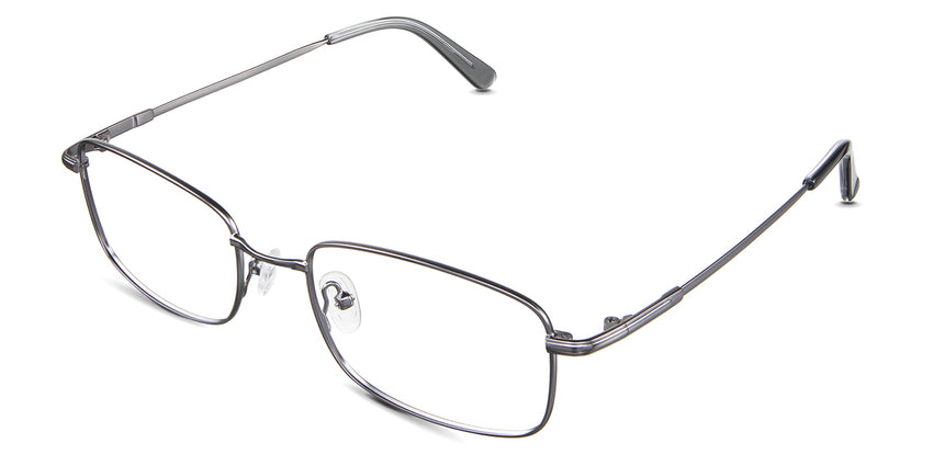 Ozzy eyeglasses in the gun variant - have adjustable nose pads.