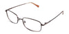 Ozzy eyeglasses in the taupe variant - have silicone nose pads.