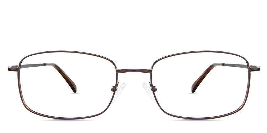 Ozzy eyeglasses in the taupe variant - it's a metal frame in color brown.