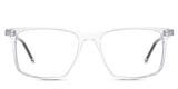 Patrick eyeglasses in the cloudsea variant - it's an acetate frame in crystal color.