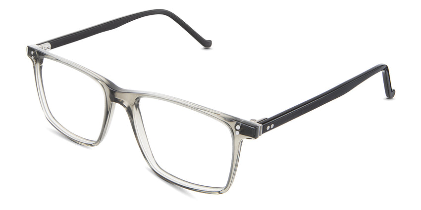 Patrick eyeglasses in the kombu variant - have a narrow size of 17mm nose bridge.