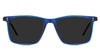 Patrick Gray Polarized sunglasses in the Yale variant - it's a rectangular frame with built-in nose pads.