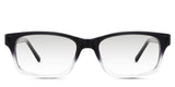Paul black tinted Gradient glasses in the Pelecinid variant - it's an acetate frame with built-in nose pads and has a name and size information imprinted inside the arm.