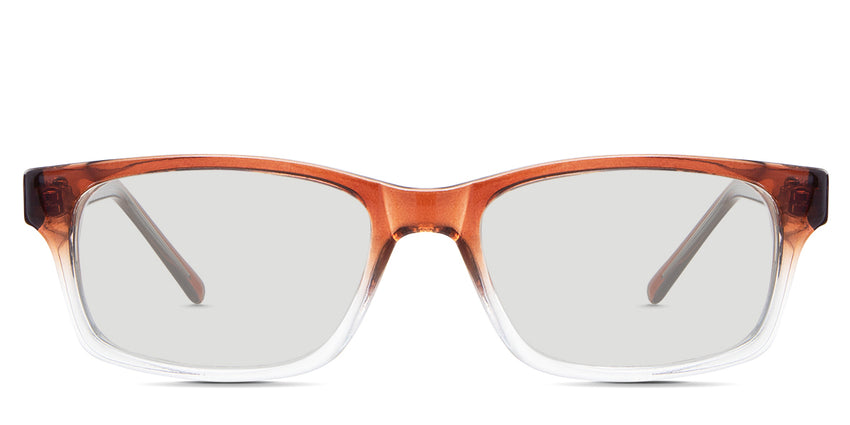 Paul black tinted Standard Solid glasses in the  Sparrow variant - it's a full-rimmed frame with a medium-width nose bridge and a visible wire inside the arm.