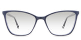 Petra black tinted Gradient glasses in the Yale variant - is an acetate frame with a narrow nose bridge and slim temple arms.