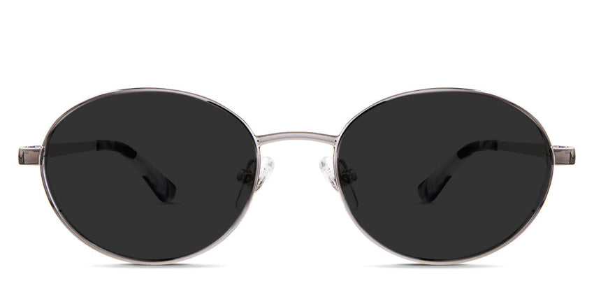 Pettersen Gray Polarized in acier variant - with clear nose pads