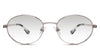 Pettersen black tinted Gradient eyeglasses in acier variant - it's round frame with medium oval shape viewing area