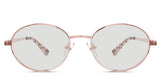 Pettersen black tinted Standard Solid glasses in petal variant - it's wired frame