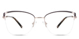Phoebe eyeglasses in the raccoon variant - have a wide viewing lens.