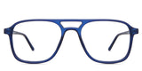 Ralph eyeglasses in the gentian variant - have a square viewing lens.