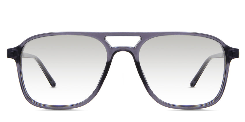 Ralph black Gradient in the wenge variant - is a lightweight aviator-shaped frame with a U-shaped nose bridge.
