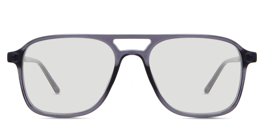 Ralph black Standard Solid in the wenge variant - is a lightweight aviator-shaped frame with a U-shaped nose bridge.