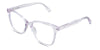 Remi eyeglasses in the violet variant - have built-in nose pads.