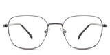 Rhodo eyeglasses in the antique variant - is a square frame in color silver. Metal 