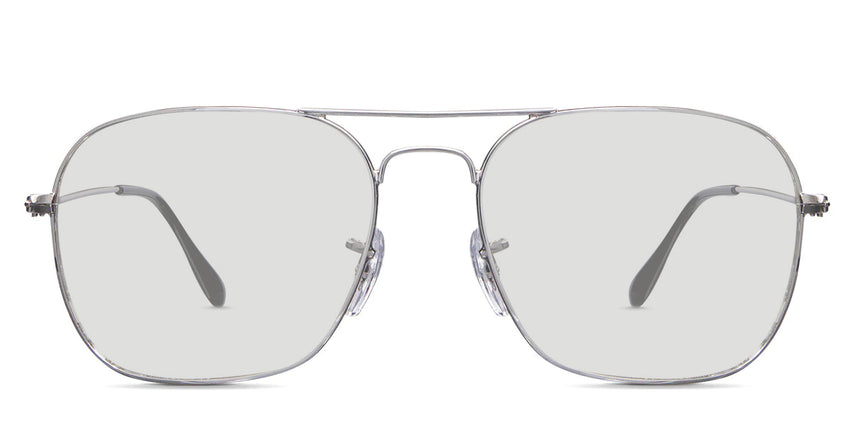 Rit black tinted Standard Solid glasses in stone variant it's wired metal frame