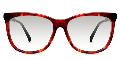 Rodriguez black tinted Gradient sunglasses in bonfire variant - it's square shape eyeglasses