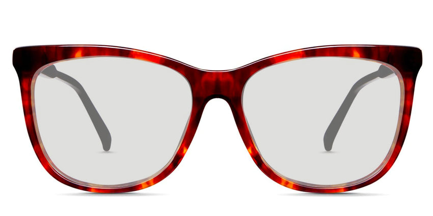 Rodriguez black tinted Standard Solid sunglasses in bonfire variant - it's square shape eyeglasses