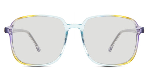 Roryfly Black Tinted Solid in the Multi variant - it's a thin square frame with a narrow-width nose bridge and long temple arms.