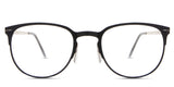 Rylee eyeglasses in the xiketic variant - are full-rimmed frames in black.