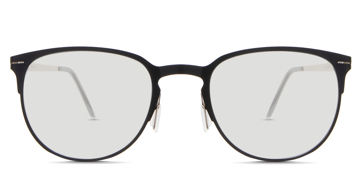 Rylee black Standard Solid in the Blutang variant - are oval frames with a wide nose bridge.