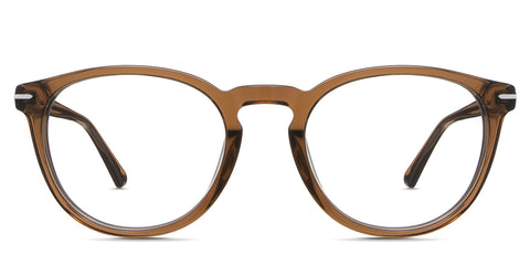 Sauco eyeglasses in the canyon variant - is an acetate frame in brown color.