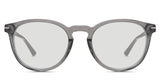 Sauco Black Sunglasses Standard Solid in the slate variant - is a full-rimmed oval frame with a high built-in nose bridge.
