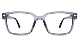 Saul eyeglasses in the flint variant - it's a full-rimmed frame in color gray.