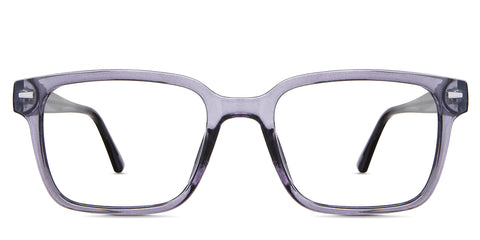 Saul eyeglasses in the flint variant - it's a full-rimmed frame in color gray.