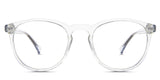 Shea eyeglasses in the palais variant - it's an acetate frame in crystal color.