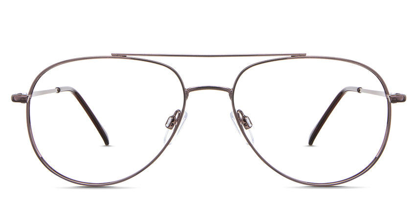Shiloh eyeglasses in the bole variant - are full-rimmed frames in brown.