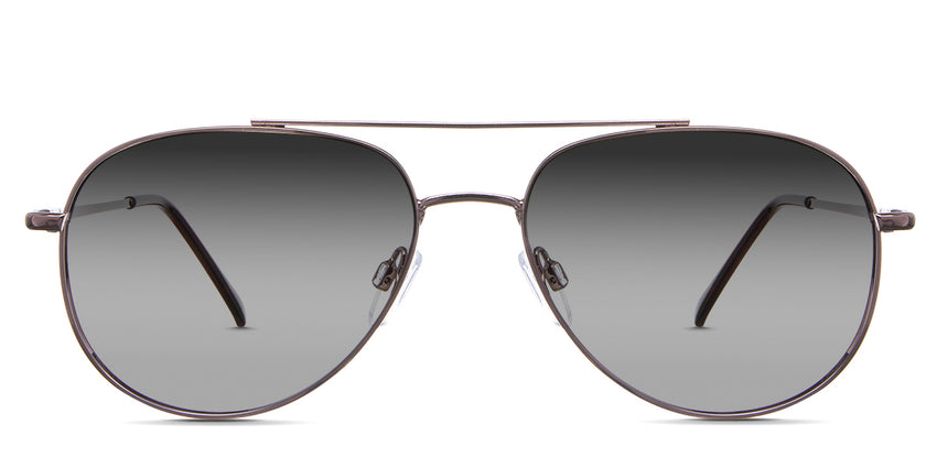Shiloh black Gradient in the bole variant - are full-rimmed frames with a narrow nose bridge and a slim temple.