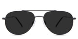 Shiloh Gray Polarized in the Sumi variant - are wide-framed with an oval viewing lens and have an 18mm width nose bridge.