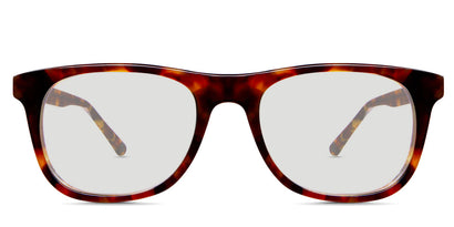 Shimer black tinted Standard Solid sunglasses in avant garde variant - it's rectangle frame in medium size