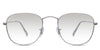 Sique black tinted Gradient glasses in stone variant with adjustable nose pads