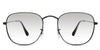 Sique black tinted Gradient glasses in sumi variant with thin temple arms