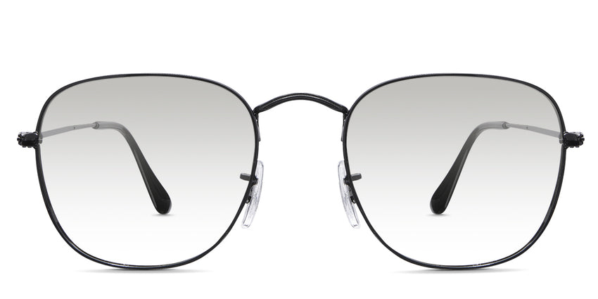 Sique black tinted Gradient glasses in sumi variant in square shape