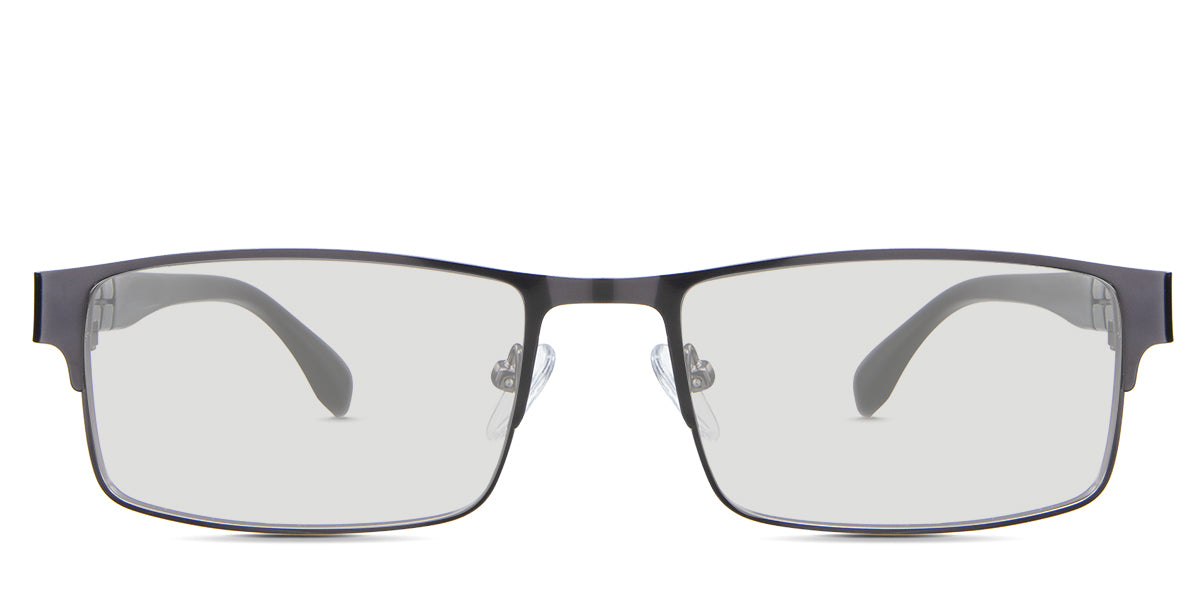 Sugi Black tinted Standard Solid in the mustelus variant - is a full-rimmed frame with a narrow nose bridge of 17mm width and an acetate temple arm.