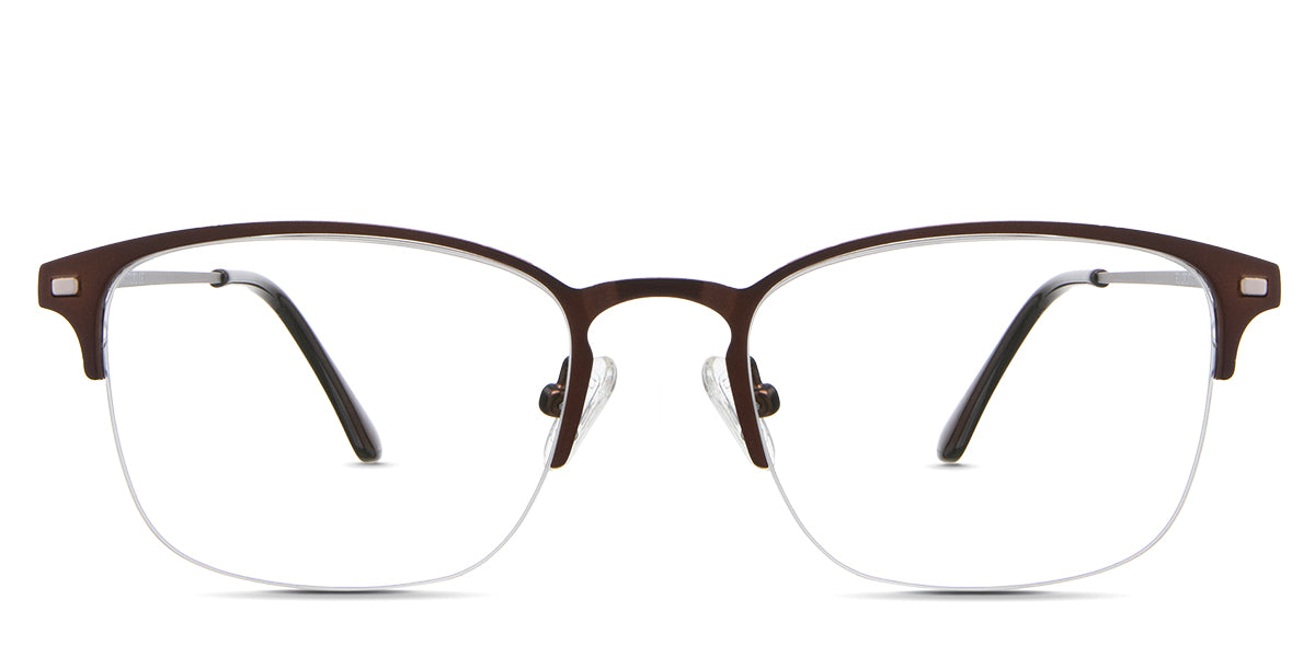 Tane eyeglasses in the rooks variant - it's a rectangular frame in color black. ￼ Edit alt text