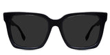 Tanu Gray Polarized prescription glasses in jet-setter variant which has Hip logo on temple arms