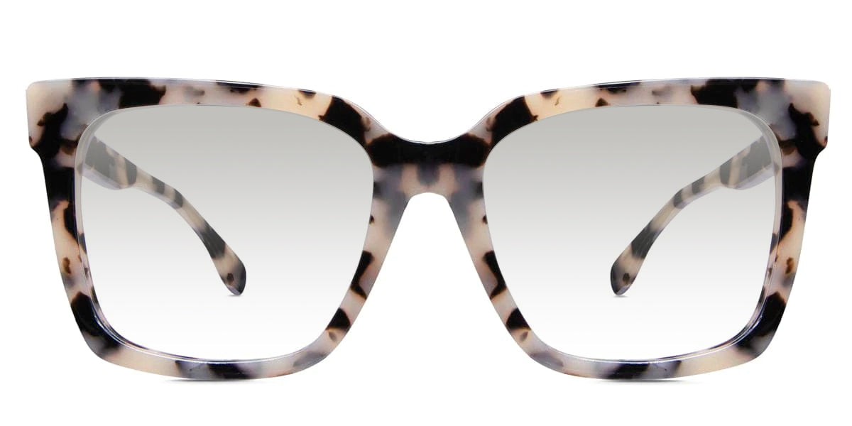 Tanu black tinted Gradient eyeglasses in sultry variant - it has tortoiseshell pattern