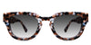 Taro black tinted Gradient sunglasses in sila variant in tortoise style