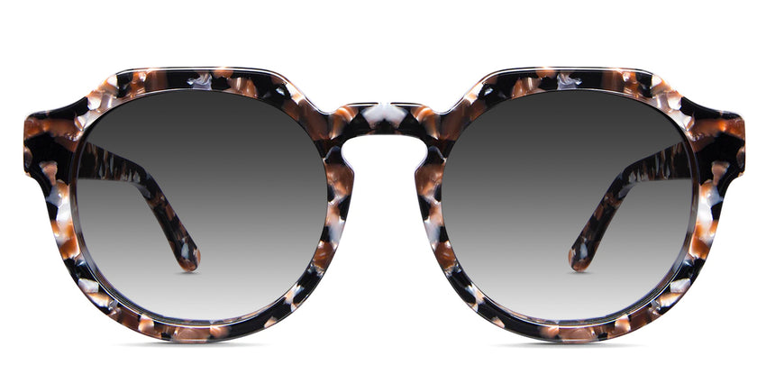 Taxo black tinted Gradient glasses in sila variant in acetate material